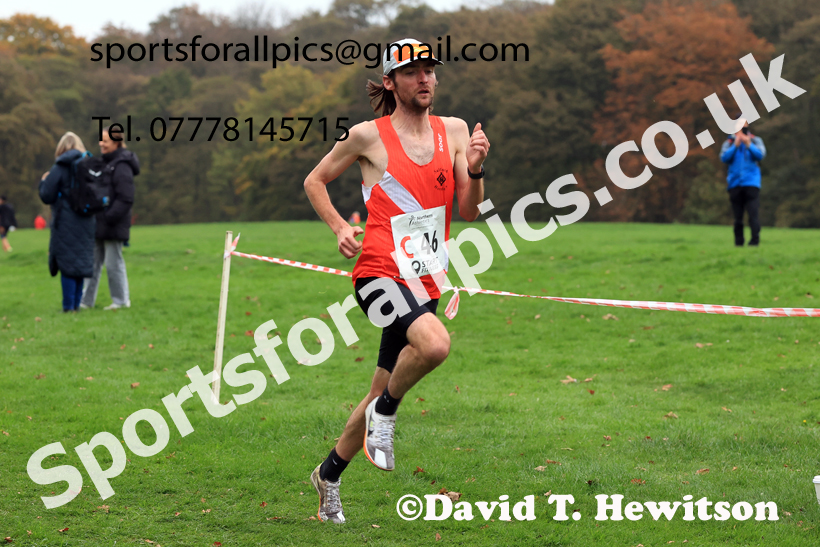 Senior Mens relay, 2025 Northern Cross Country Relays, Graves Park, Sheffield. Photo: David T. Hewitson/Sports for All Pics
